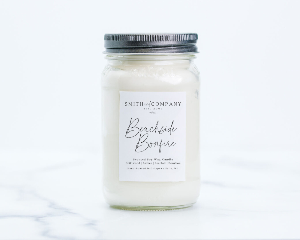 Beachside Bonfire Mason Jar Candle Smith and Company
